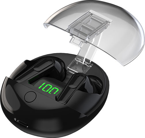 Изображение товара Беспроводные наушники Maxvi TWS MHF-114BT (черный)