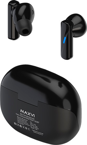 Изображение товара Беспроводные наушники Maxvi TWS MHF-120BT (черный)