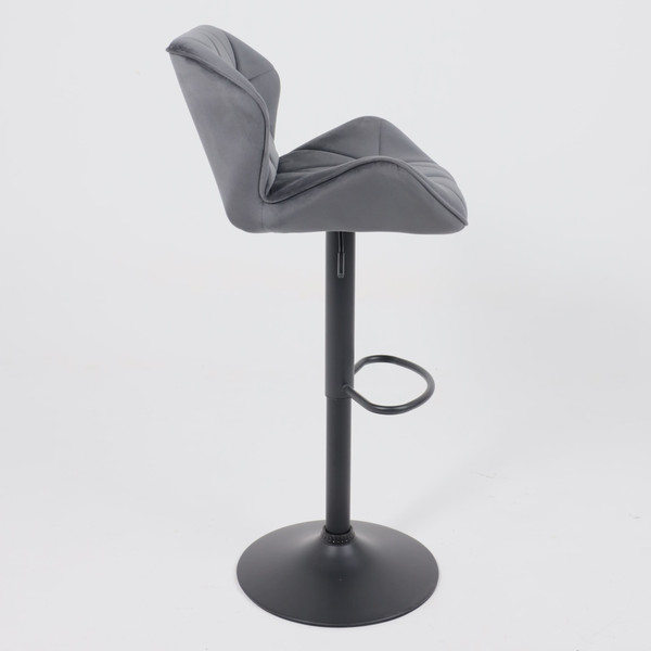 Изображение товара Стул AksHome Berlin (темно-серый велюр HCJ-40/черный)