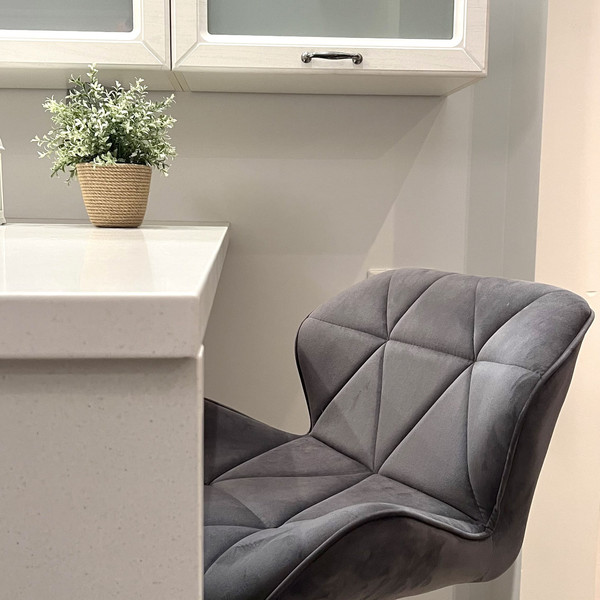 Изображение товара Стул AksHome Berlin (темно-серый велюр HCJ-40/черный)