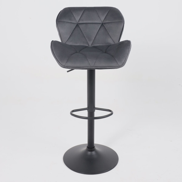 Изображение товара Стул AksHome Berlin (темно-серый велюр HCJ-40/черный)