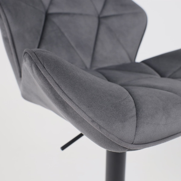 Изображение товара Стул AksHome Berlin (темно-серый велюр HCJ-40/черный)