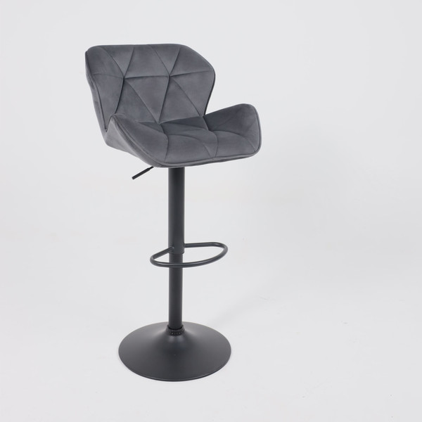 Изображение товара Стул AksHome Berlin (темно-серый велюр HCJ-40/черный)