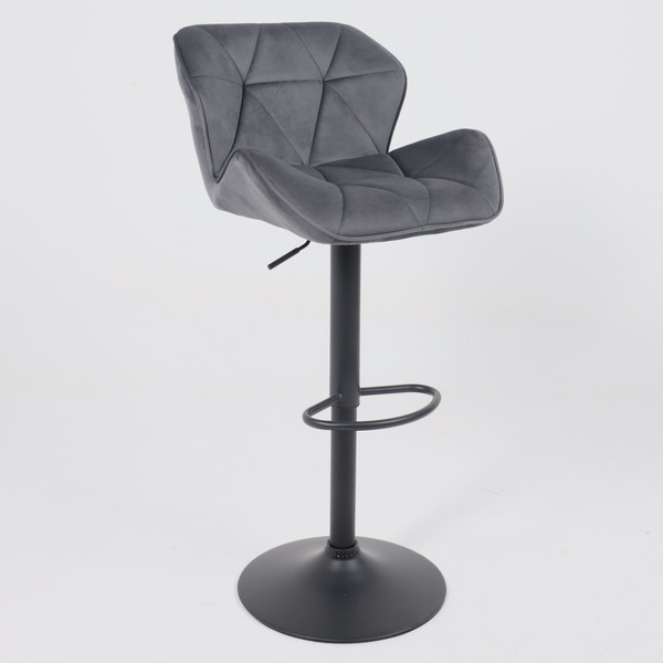 Изображение товара Стул AksHome Berlin (темно-серый велюр HCJ-40/черный)