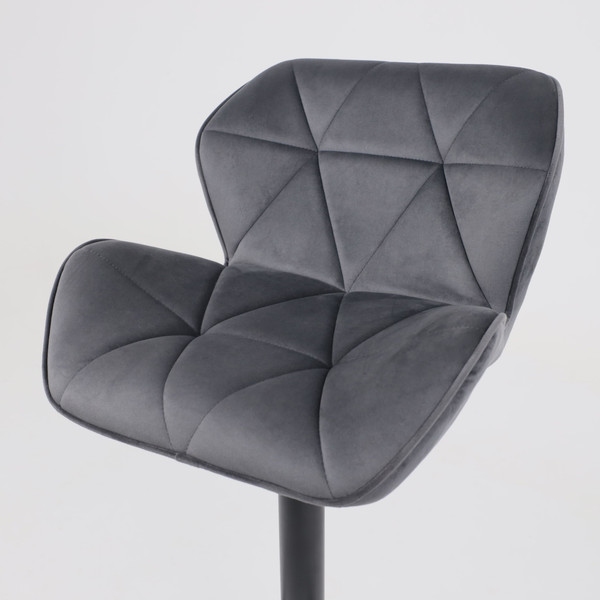 Изображение товара Стул AksHome Berlin (темно-серый велюр HCJ-40/черный)