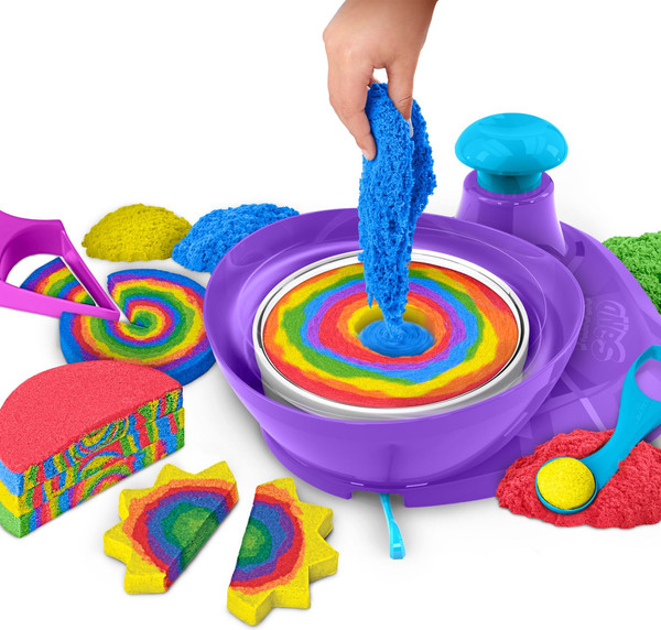 Изображение товара Кинетический песок Spin Master Kinetic Sand. Цветной вихрь / 43707