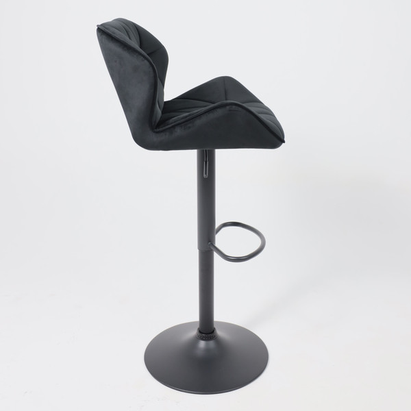 Изображение товара Стул барный AksHome Berlin GB (Seven 35 черный велюр/черный)