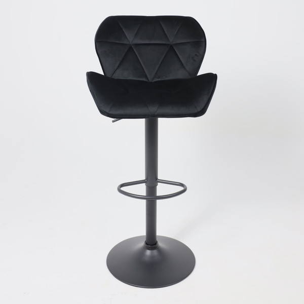 Изображение товара Стул барный AksHome Berlin GB (Seven 35 черный велюр/черный)