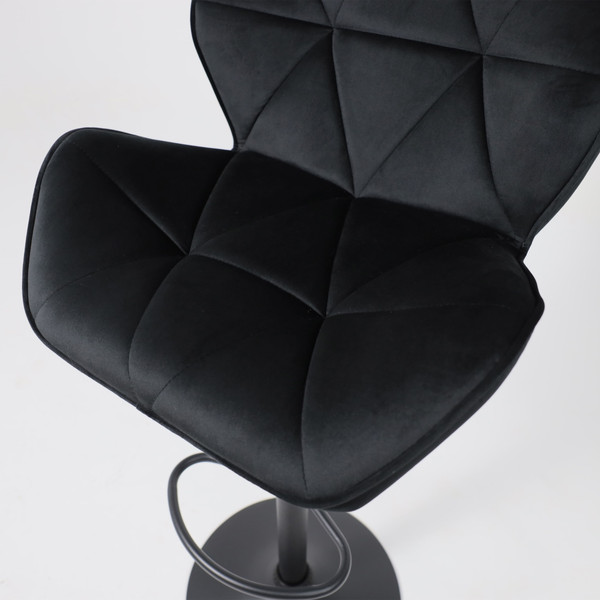 Изображение товара Стул барный AksHome Berlin GB (Seven 35 черный велюр/черный)