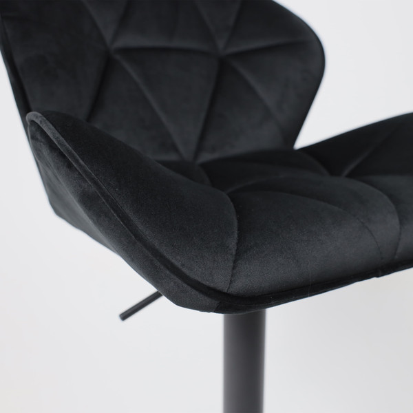 Изображение товара Стул барный AksHome Berlin GB (Seven 35 черный велюр/черный)