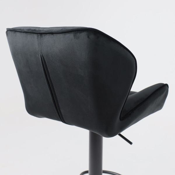 Изображение товара Стул барный AksHome Berlin GB (Seven 35 черный велюр/черный)