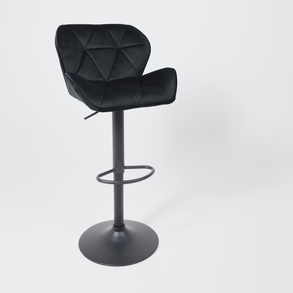 Изображение товара Стул барный AksHome Berlin GB (Seven 35 черный велюр/черный)