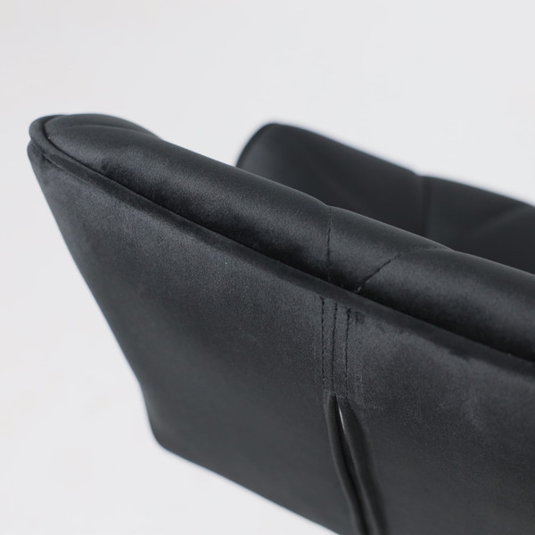 Изображение товара Стул барный AksHome Berlin GB (Seven 35 черный велюр/черный)