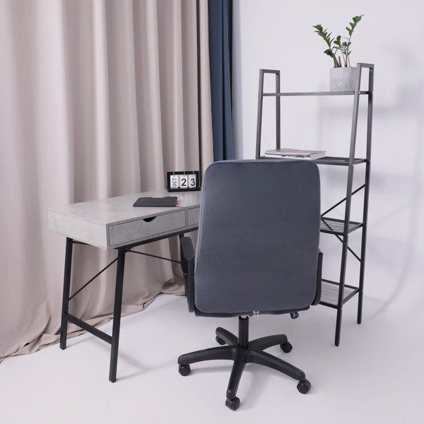 Изображение товара Кресло офисное AksHome Менеджер 01 (Kiton 713/велюр графит)