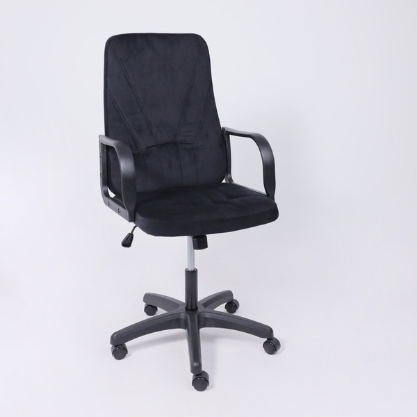 Изображение товара Кресло офисное AksHome Менеджер 01 (Seven 035/велюр черный)