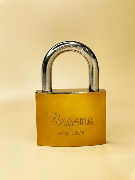 Изображение товара Замок навесной Basara 63мм BS-60 GP (золото, 3 ключа)