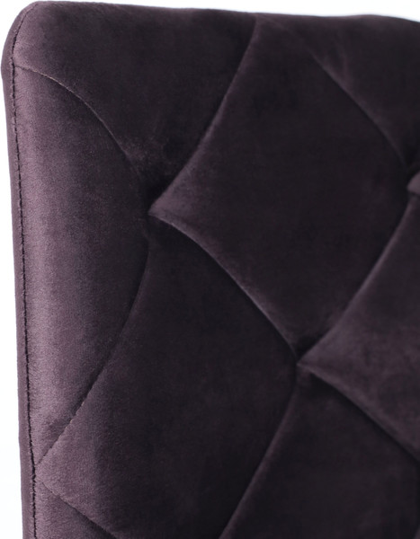 Изображение товара Стул AksHome Gill (сливовый велюр/черный)