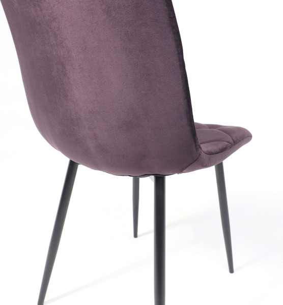 Изображение товара Стул AksHome Gill (сливовый велюр/черный)