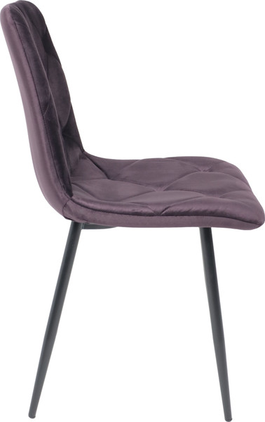 Изображение товара Стул AksHome Gill (сливовый велюр/черный)