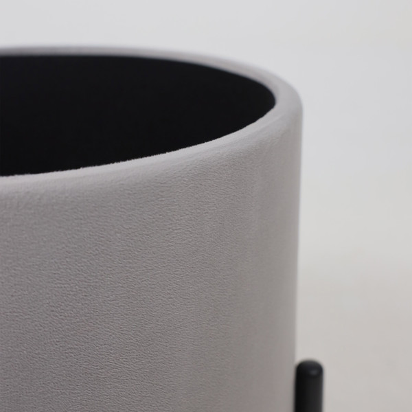 Изображение товара Пуф AksHome Boot (серый велюр MY 180G-60/черный)