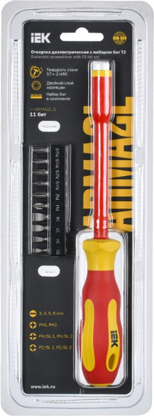 Изображение товара Отвертка IEK A2L5-SC30-T2-N1-11