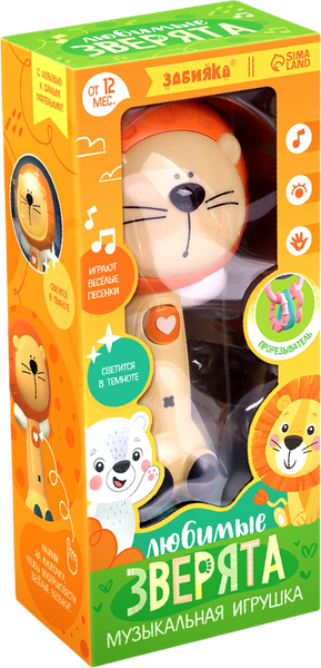 Изображение товара Развивающая игрушка Zabiaka Любимые зверята. Лев / 10421794