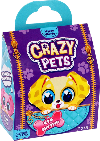 Изображение товара Игрушка-сюрприз Happy Valley Crazy Pets. С наклейками / 7462797