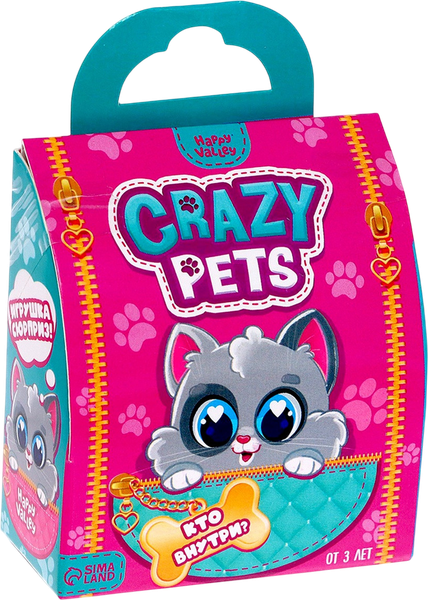 Изображение товара Игрушка-сюрприз Happy Valley Crazy Pets. С наклейками / 7462793