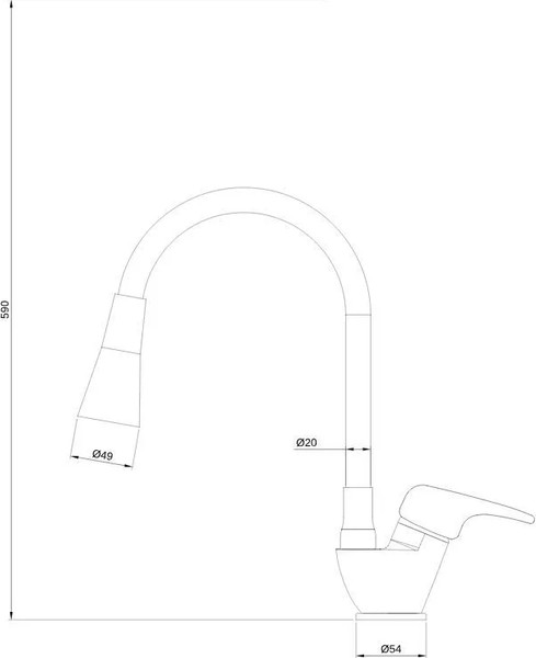 Изображение товара Смеситель Gross Aqua Optima 3505511C-G016