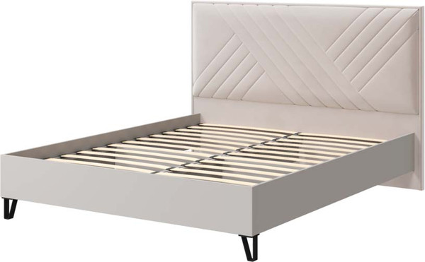 Изображение товара Каркас кровати MLK Кашемир 160 с мягким изголовьем (кашемир/сантьяго)