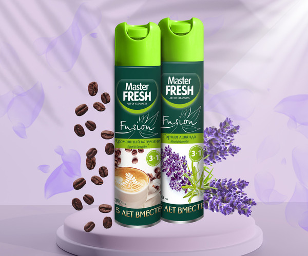 Изображение товара Освежитель воздуха Master Fresh Ароматный Капучино (300мл)