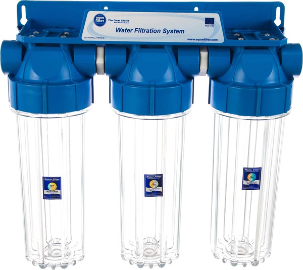 Изображение товара Корпус магистрального фильтра Aquafilter FHPRCL34-B-TRIPLE