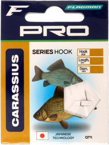 Изображение товара Набор поводков рыболовных Flagman Fishing Pro Carassius Hooks / PRCRN-18N (7шт)