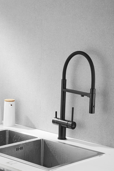 Изображение товара Смеситель Rose R958H (черный)