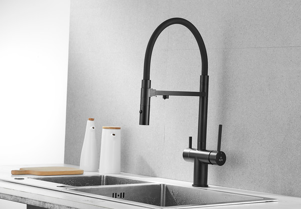 Изображение товара Смеситель Rose R958H (черный)