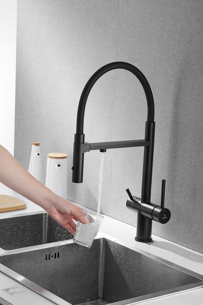 Изображение товара Смеситель Rose R958H (черный)