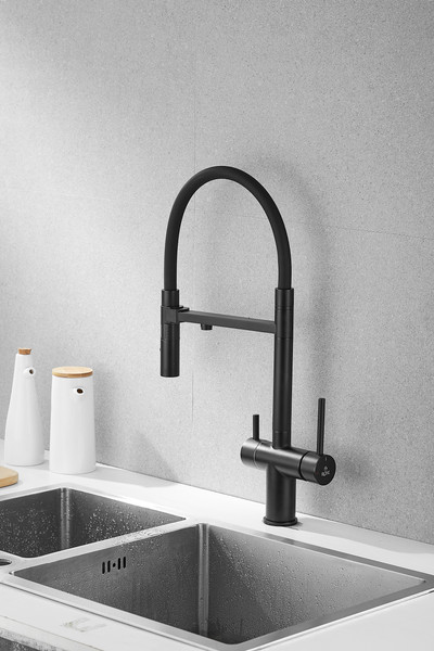 Изображение товара Смеситель Rose R958H (черный)