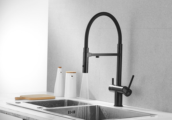 Изображение товара Смеситель Rose R958H (черный)