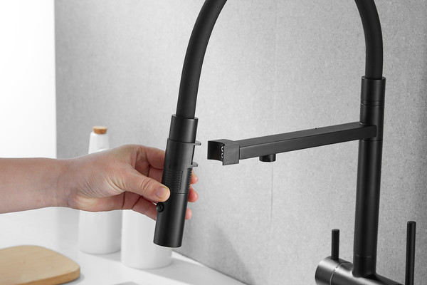 Изображение товара Смеситель Rose R958H (черный)