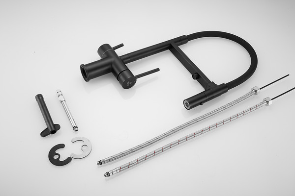 Изображение товара Смеситель Rose R958H (черный)