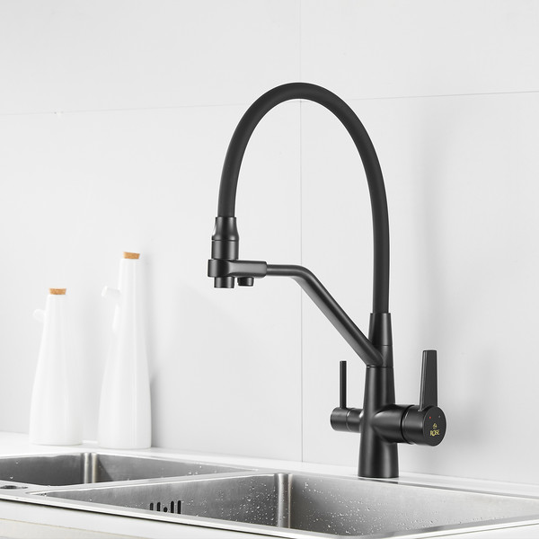 Изображение товара Смеситель Rose R558H (черный)