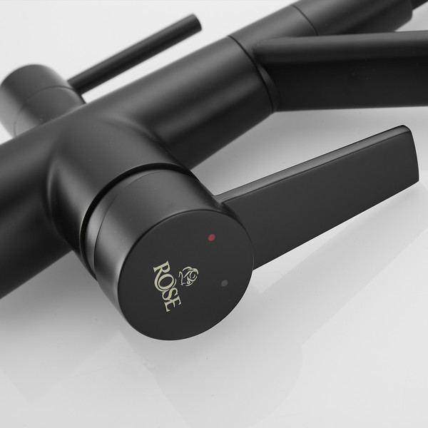 Изображение товара Смеситель Rose R558H (черный)