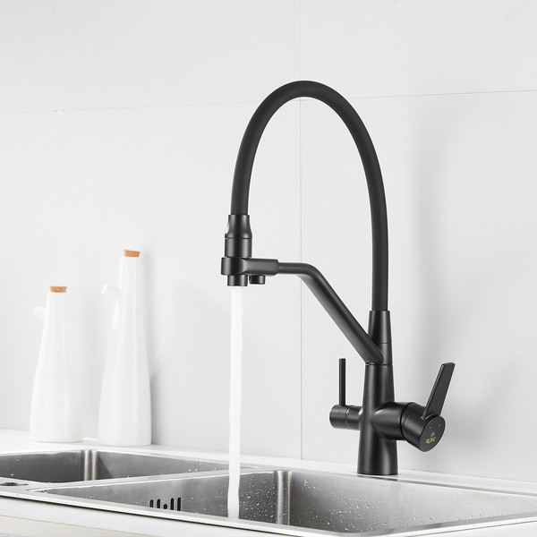 Изображение товара Смеситель Rose R558H (черный)