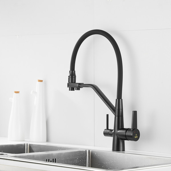 Изображение товара Смеситель Rose R558H (черный)