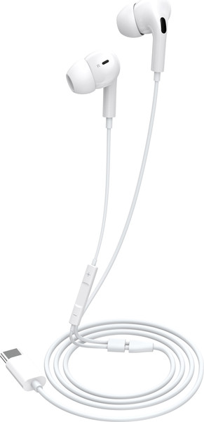 Изображение товара Наушники-гарнитура Celebrat E300 Ear Type-C (белый)