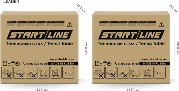 Изображение товара Теннисный стол Start Line Leader / 60-720-2 (черный)
