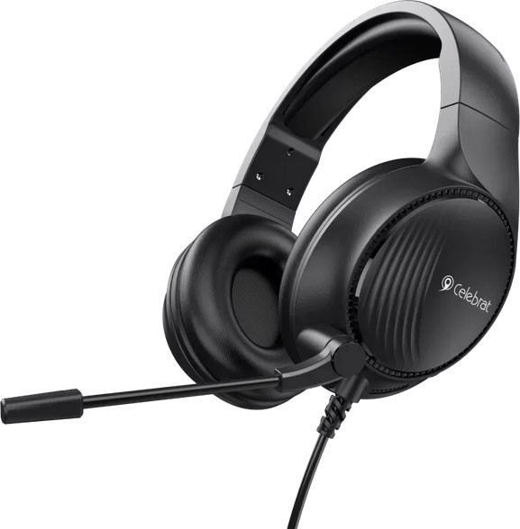 Изображение товара Наушники-гарнитура Celebrat GM-5 (черный)