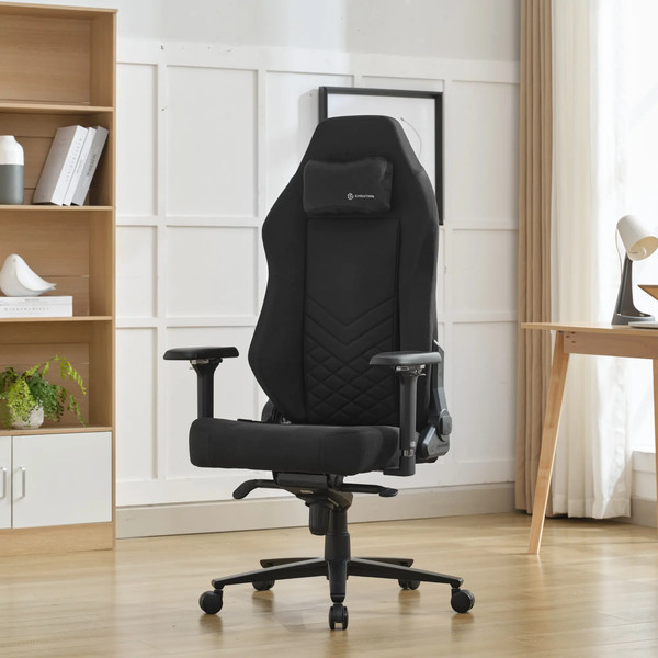 Изображение товара Кресло геймерское Evolution Titan Fabric (черный)