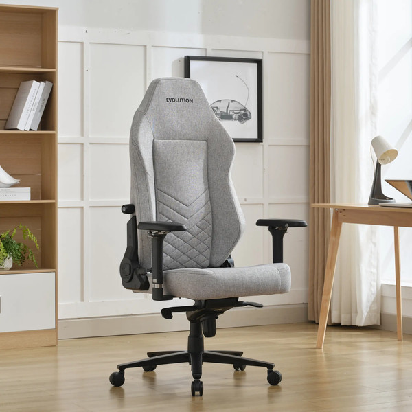 Изображение товара Кресло геймерское Evolution Titan Fabric (серый)