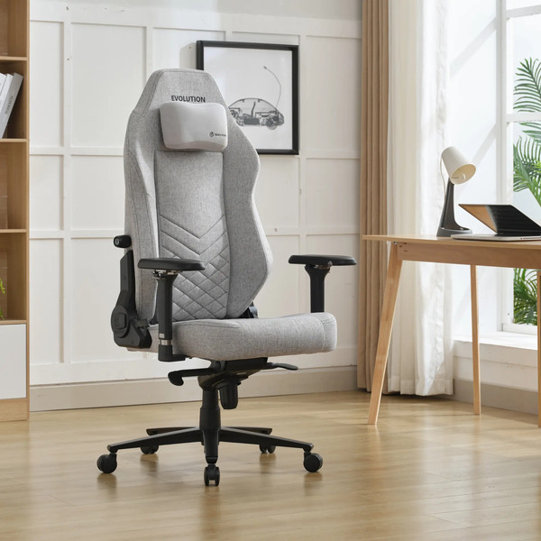 Изображение товара Кресло геймерское Evolution Titan Fabric (серый)